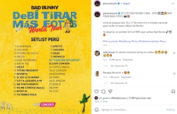 Bad Bunny en Lima: Este