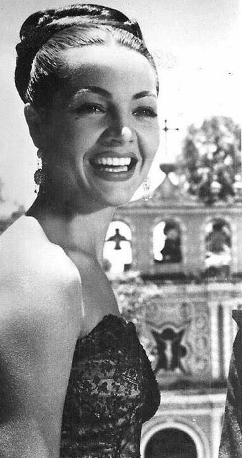 La actriz siempre fue muy