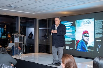 El guatemalteco presentó en San