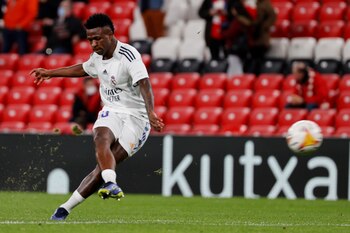 El delantero del Real Madrid