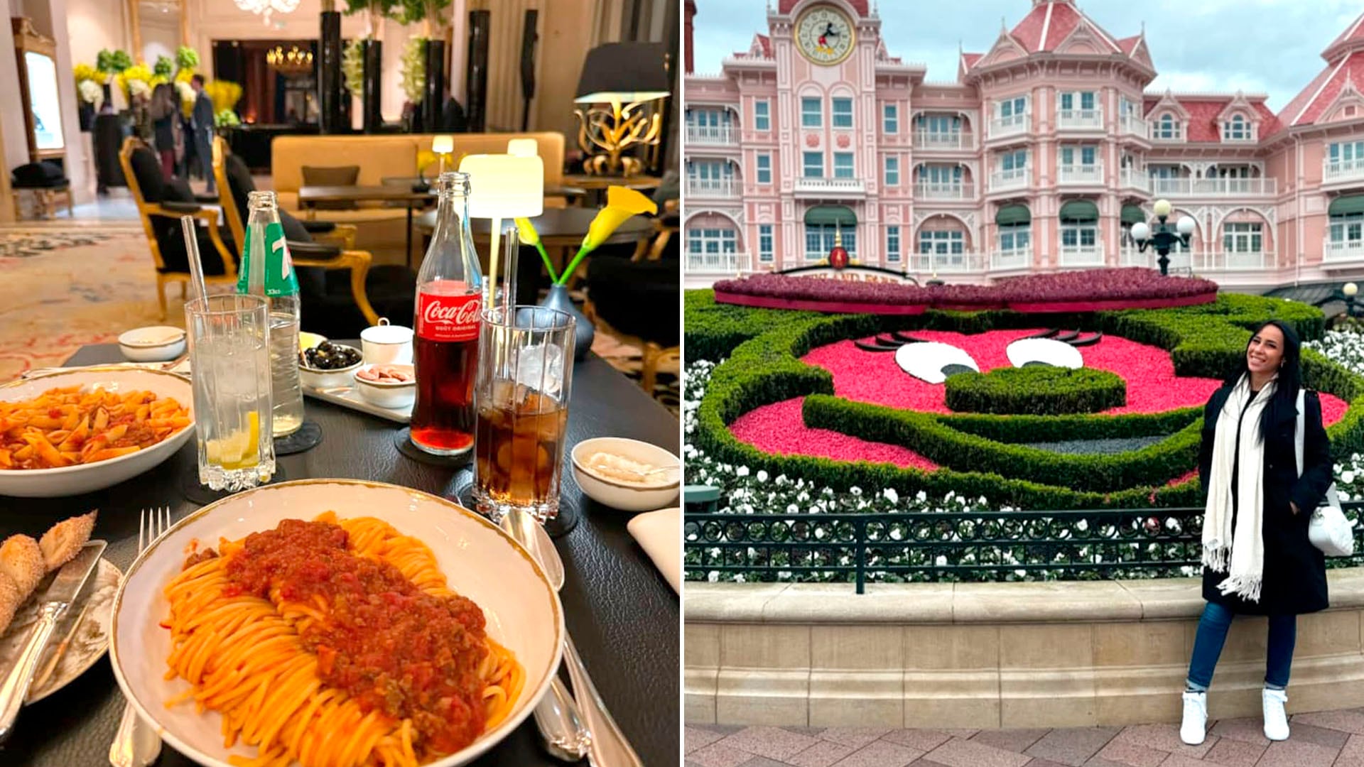 Macarena en París: fideos con bolognesa y Minnie Mouse en Eurodisney