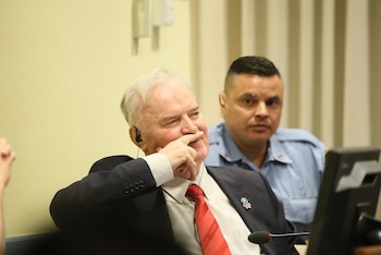 El general serbobosnio Ratko Mladic durante su juicio ante el Tribunal Penal para la Antigua Yugoslavia, a 22 de noviembre de 2017
POLITICA BALCANES EUROPA BOSNIA Y HERZEGOVINA INTERNACIONAL
TPIY/FLICKR