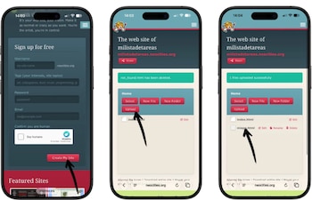 Sube el código a un servidor para empezar a probar la app vía web.