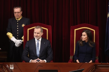 Los reyes Felipe VI y