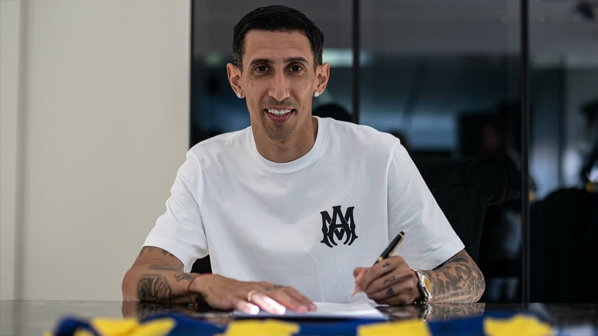 Di María, nuevo refuerzo estrella de Rosario Central (@rosariocentral)
