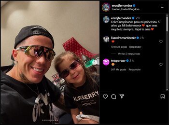 Enzo Fernández compartió recuerdos familiares