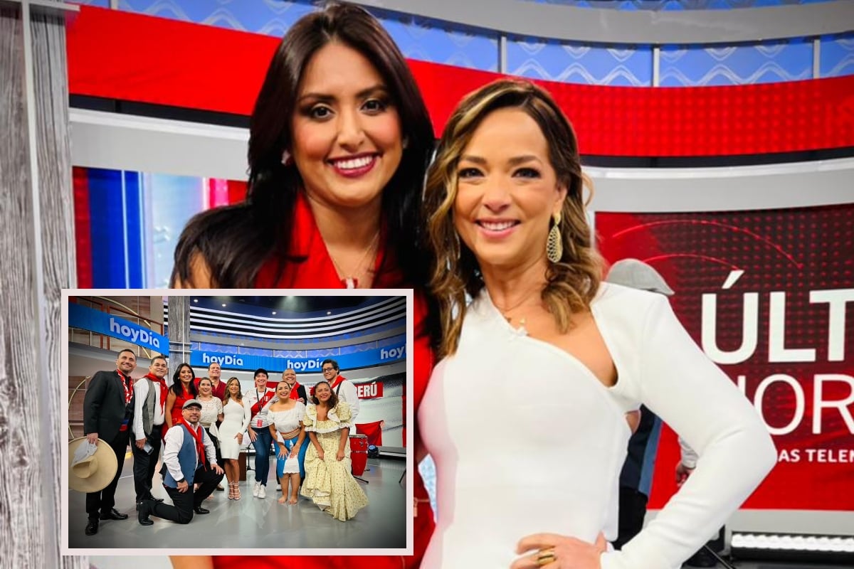 Nicole Pillman en el programa Hoy Día, de Telemundo. (Foto: Nicole Pillman)