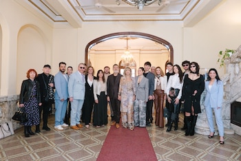 Imagen complementaria de Las 30 mejores fotos del casamiento civil de Andrea Ghidone y Pablo Otero