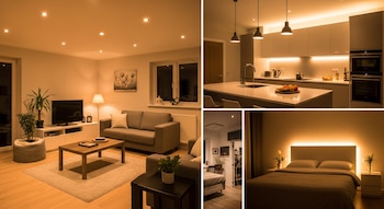 Las luces LED con tonos