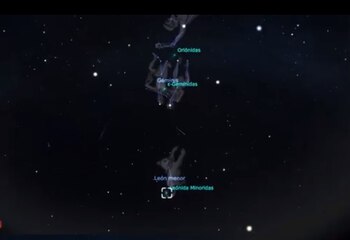 En la imagen, constelaciones de