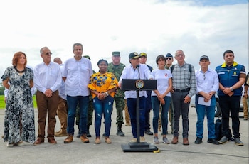 El presidente de Colombia confirmó