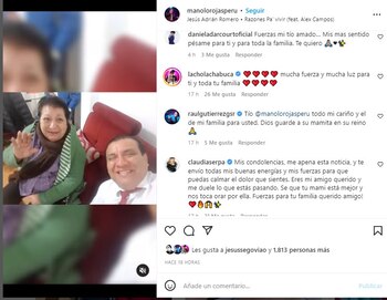 Artistas le dan el pésame