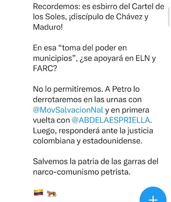 Enrique Gómez comparó a Petro