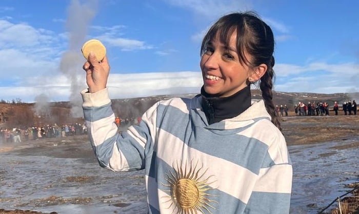 Carla Valvo tiene 39 años y vive en Islandia desde 2019