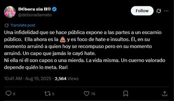 El análisis de Débora D’Amato