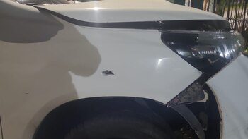 Uno de los disparos dio