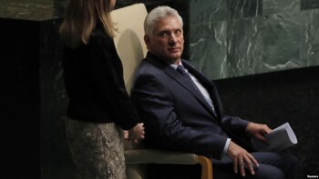 Miguel Díaz-Canel ante la Asamblea