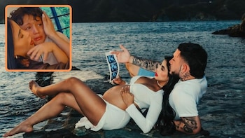 Karina García derritió a sus seguidores al mostrar la reacción de su hijo Valentino al saber de su embarazo