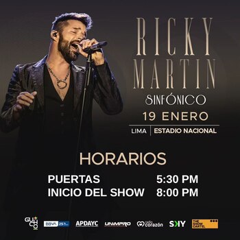 Ricky Martín deleitará al público