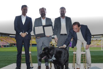 Jaime Luque (derecha), CEO del