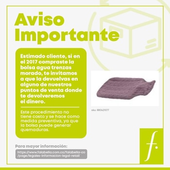 Falabella retiró de su mercado