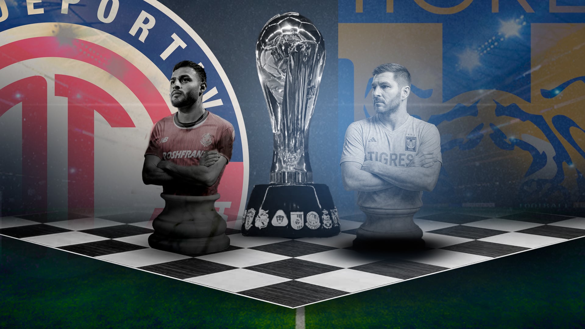 El enfrentamiento en la gran final de la Liga MX será la primera ocasión en la que ambos equipos se midan en esta instancia. (Jovani Pérez / Infobae México)