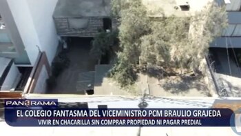 El ‘colegio fantasma’ del viceministro