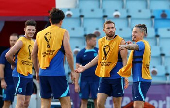 Kalvin Phillips durante un entrenamiento