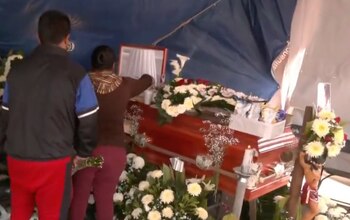 Sepultaron a Melanie, niña de