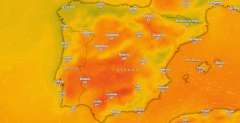 El tiempo, este domingo 27 de septiembre. (Windy)