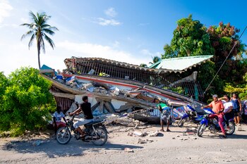 Minutos después del sismo se