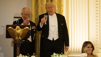 Trump pone a prueba la neutralidad de Carlos III al alegar que se opone a que Irán tenga un arma nuclear