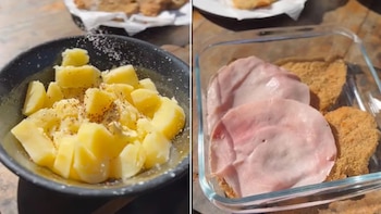 La fusión de pastel de papas y milanesas napolitanas conquista las redes sociales. (TikTok)
