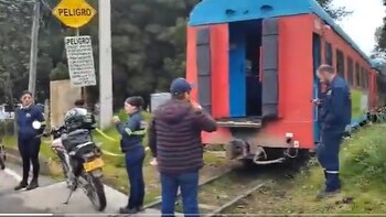 Una camioneta se chocó contra