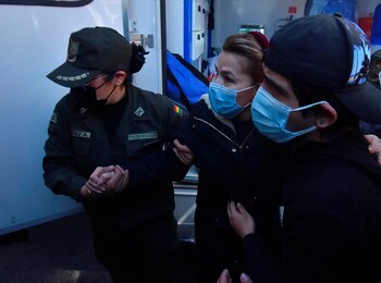 La ex presidenta interina de