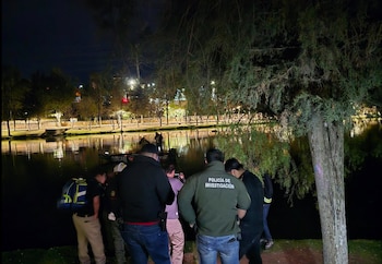 Peritos de la fiscalía acudieron