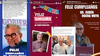 Felicitaciones a Rocha Moya en el 2026. (Capturas de pantalla)