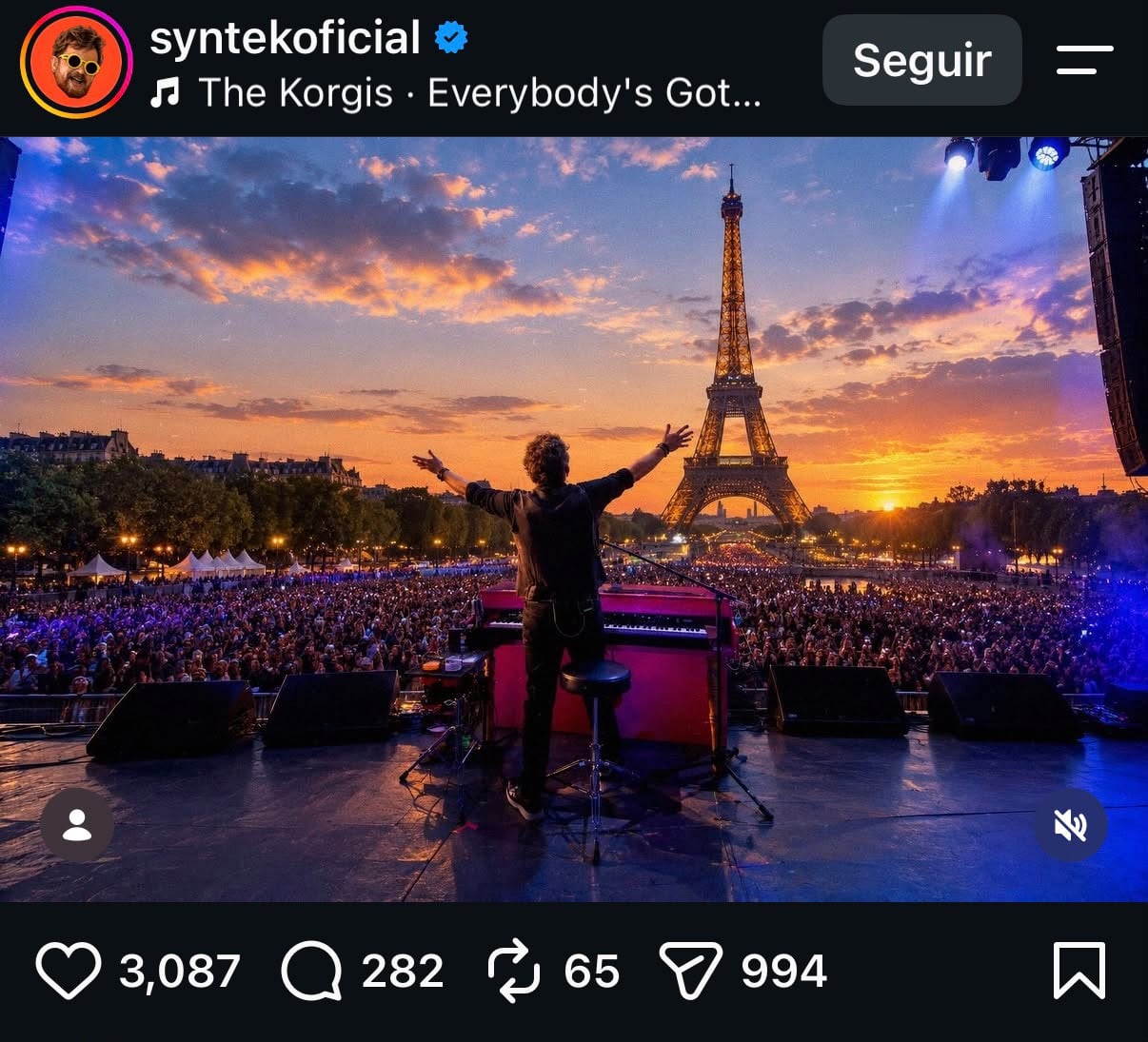 Aleks Syntek hace uso de la IA para imaginarse en Europa (captura de pantalla)