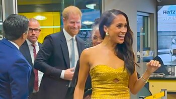 Harry, Meghan y Doria Ragland