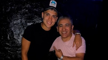 El Changuito Zeballos con Huguito