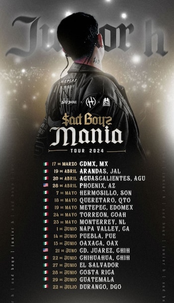 El tour del cantante por