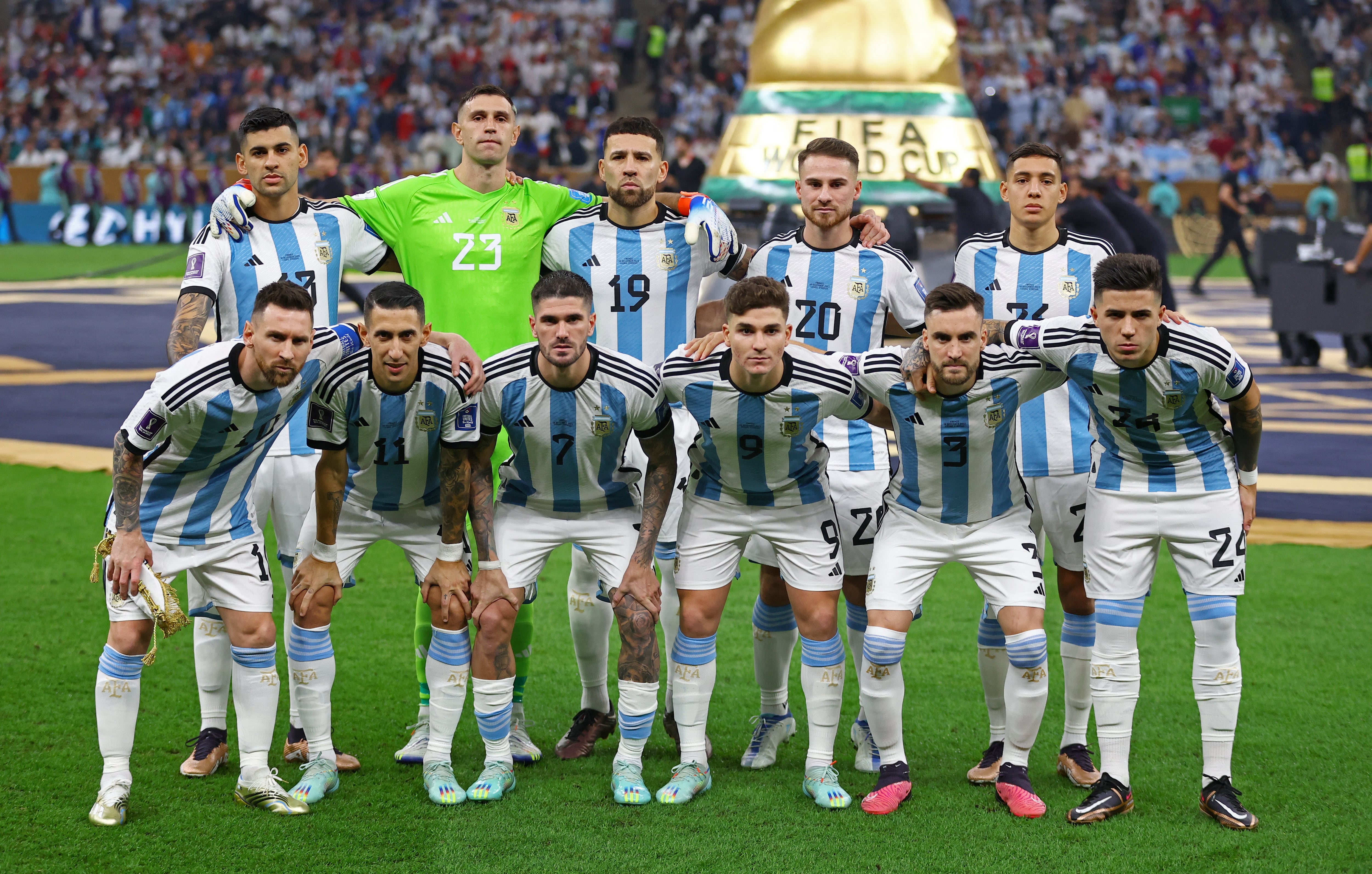 Ángel Di María será el único jugador que fue titular en la final contra Francia en Qatar que no está convocado al Mundial 2026 (REUTERS/Hannah Mckay)