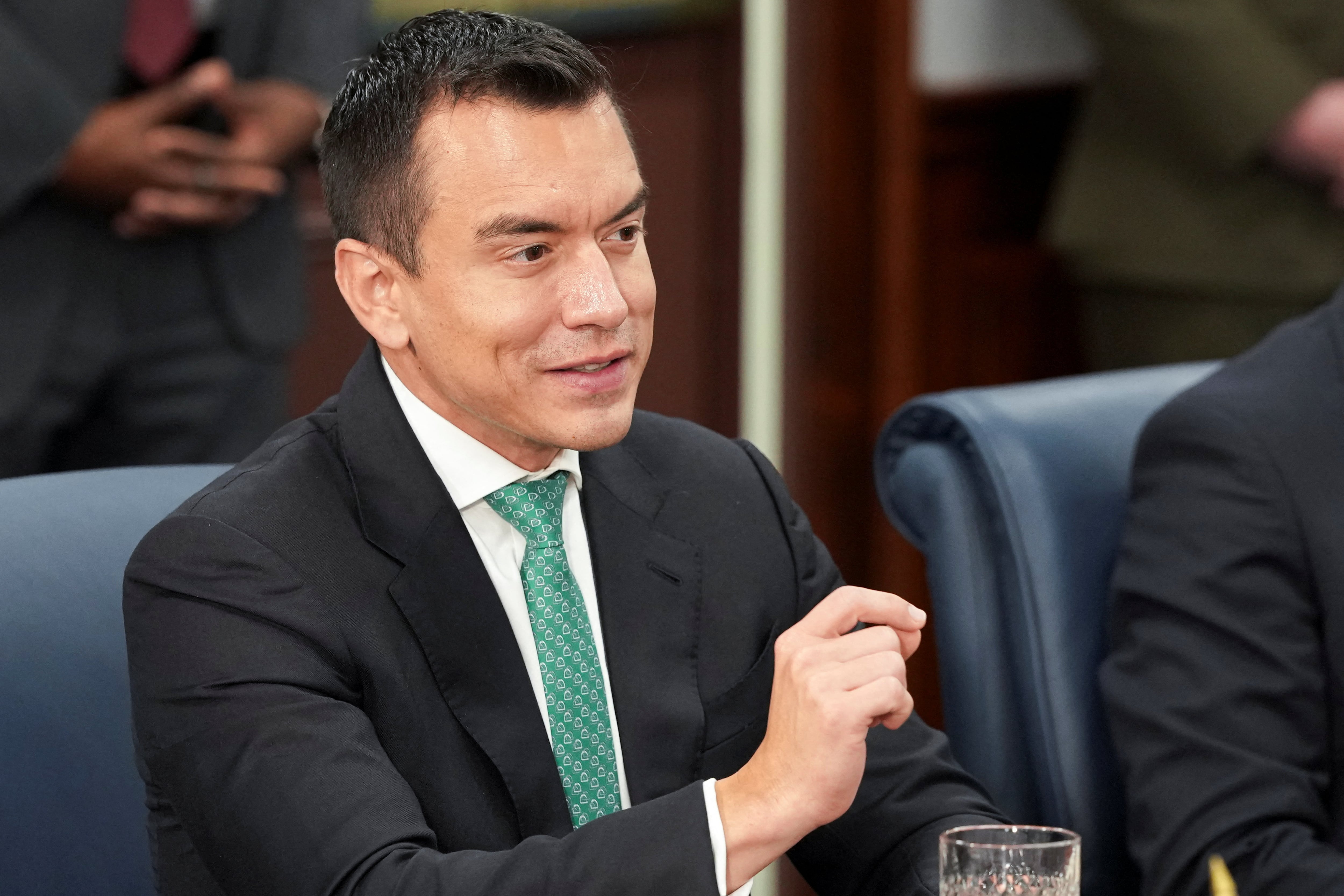 El presidente de Ecuador, Daniel Noboa, reveló la llegada del ex ministro a una cárcel de máxima seguridad en el país (REUTERS/Ken Cedeno/Archivo)