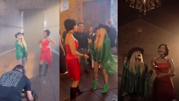 Yuri compartió imágenes de detrás