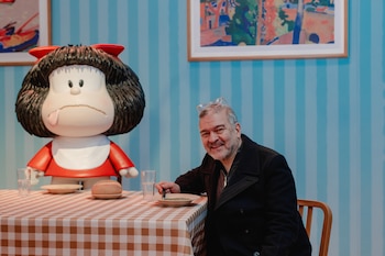 Imagen complementaria de En fotos: la presentación de Mafalda Inmersiva reunió a famosos, artistas y escritores