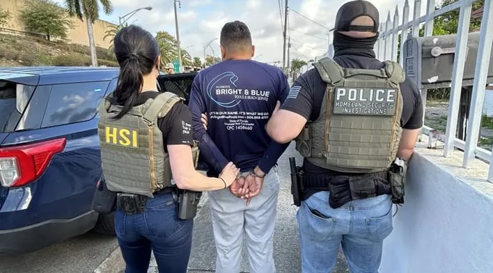 Agentes federales coordinaron intervenciones en distintos puntos del país, logrando la detención de la mayoría de los sospechosos en una sola jornada (HSI_Miami/Archivo)