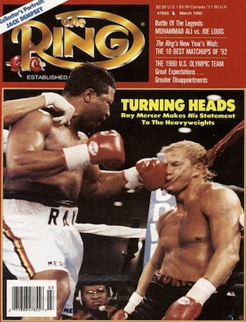 Portada The Ring Tommy Morrison vs. Ray Mercer
