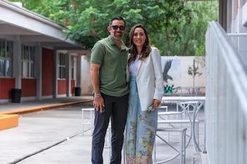 Cecilia Guadiana y Américo Villarreal