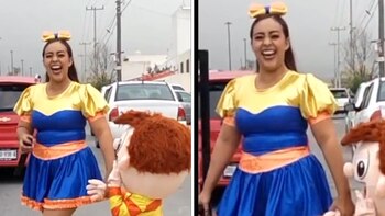 Un niño animador no aguantó sus ganas de ir al baño y el video se volvió viral. (TikTok: @mmapatshow)