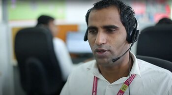 En la India, la línea